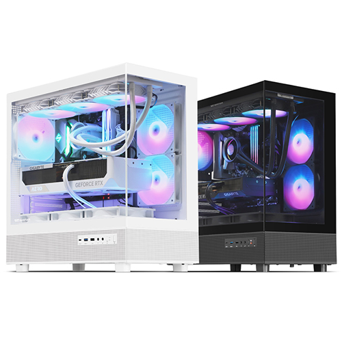 darkFlash DPX90 ARGB 강화유리 (화이트)_이미지