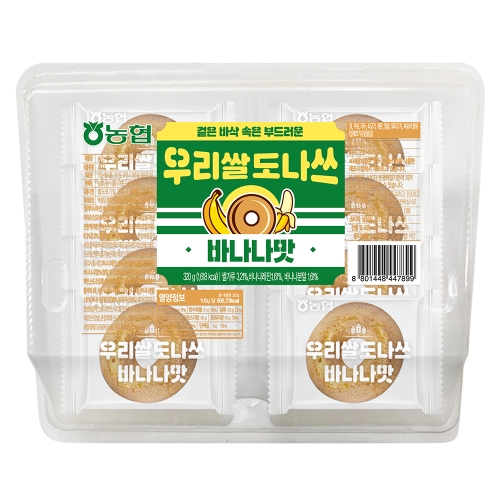 우리쌀도나쓰 바나나맛 8p 320g 1개