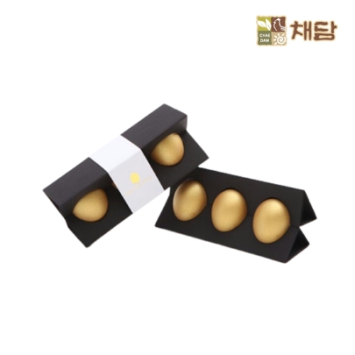 채담 황금 먹은 구운달걀 황금란 3구 (2개)_이미지