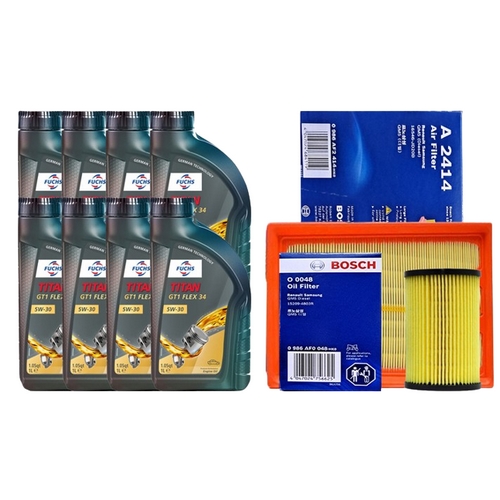 훅스 타이탄 GT1 플렉스 34 5W30 8L + 보쉬필터 르노 QM5 디젤