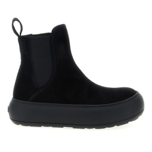 모스키노 올리 스웨이드 엘라스티케이티드 앵클 스니커즈 MA15135G0NME0 000