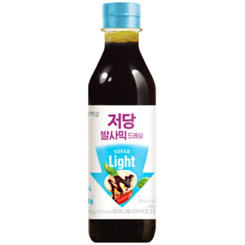 백설 저당 발사믹 드레싱 570g (4개)_이미지