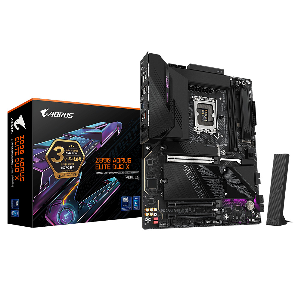 GIGABYTE Z890 AORUS ELITE DUO X 제이씨현이미지입니다. 누르면 해당 게시물로 새창이동합니다.