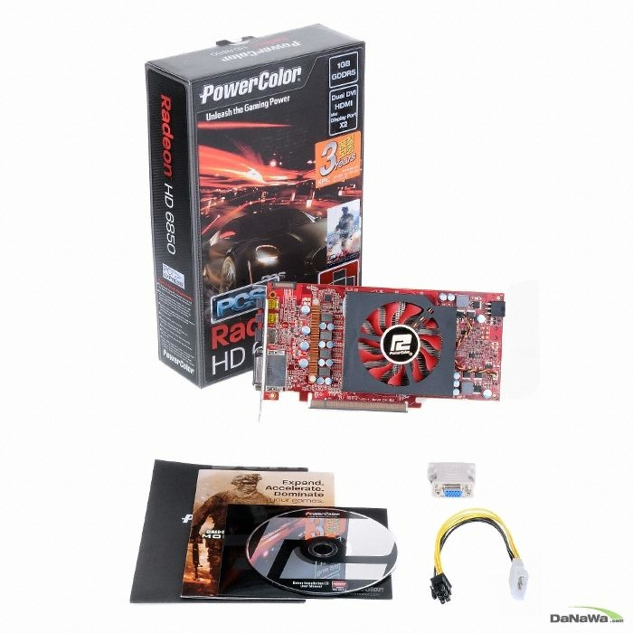 PowerColor 라데온 HD 6850 PCS+ V2 D5 1GB KPC_이미지