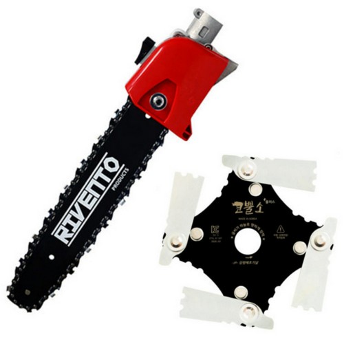 리벤토 예초기 부착 고지톱 RT-24GS + 삼원 멀티커터 관절3도_이미지