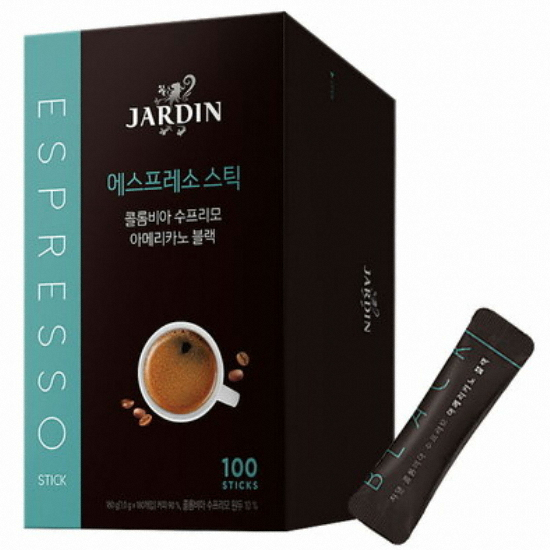 쟈뎅 에스프레소 스틱 콜롬비아 수프리모 아메리카노 블랙 100T (2개)_이미지