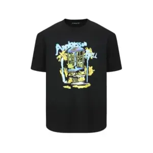 반팔 티셔츠 atb1408u BLACK DOM