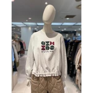 파프리카 레터링 반원 스토퍼 맨투맨/NK1TS201