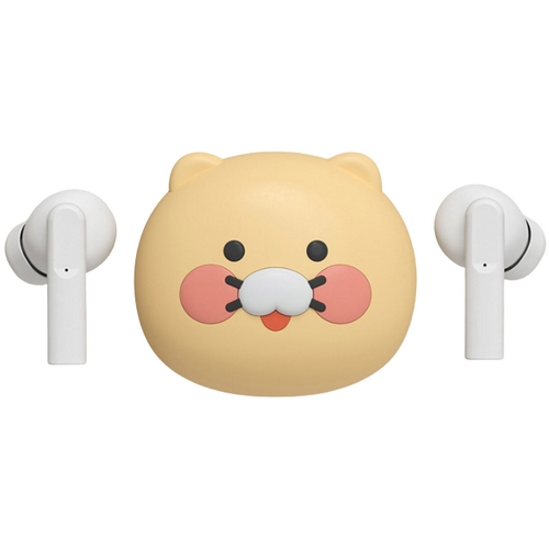 더블유아이 카카오프렌즈 춘식이 얼굴형 무선 블루투스 이어폰 (정품)_이미지