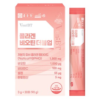 종근당건강 벤비티 콜라겐 비오틴 더블업 3g 30포