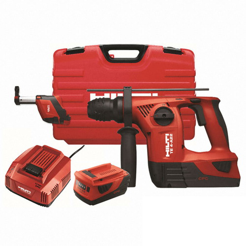 힐티 TE4-A22 + DRS-4-A 집진기 세트 (4.0Ah, 배터리 2개)_이미지