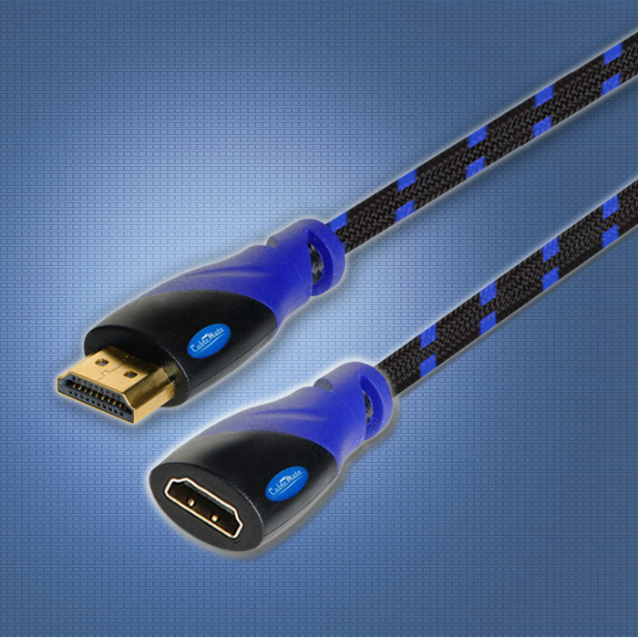 CABLEMATE HDMI 1.4v 메쉬 고급형 연장 케이블 (15cm)_이미지