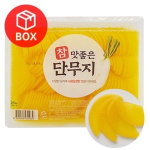 하진 참맛좋은 반달단무지 2.5kg 1박스 3개입_이미지