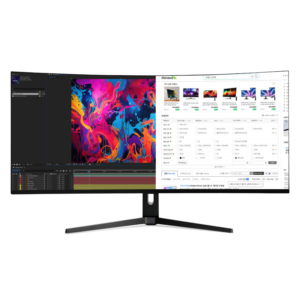 크로스오버 40LGD5KGM 나노IPS 5K FAST-120 커브드 무결점_이미지