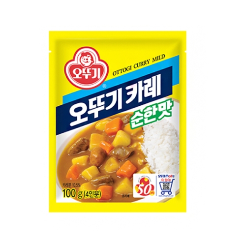 오뚜기 백세카레 순한맛 100g (40개)_이미지