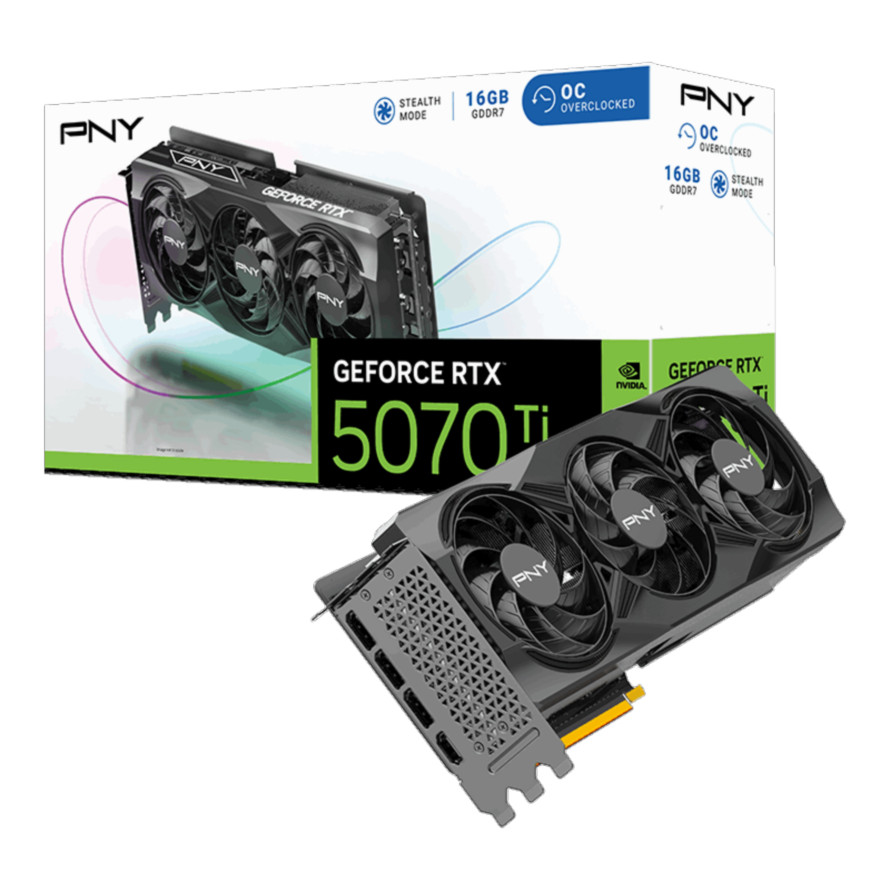 PNY 지포스 RTX 5070 Ti OC D7 16GB Triple Fan 제이씨현_이미지