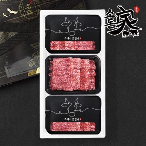 1++ 한우 꽃등심 구이 모듬 선물세트 1.8kg