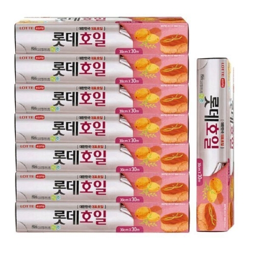 롯데이라이프 롯데호일 30cm x 30m 16㎛ (8개)_이미지