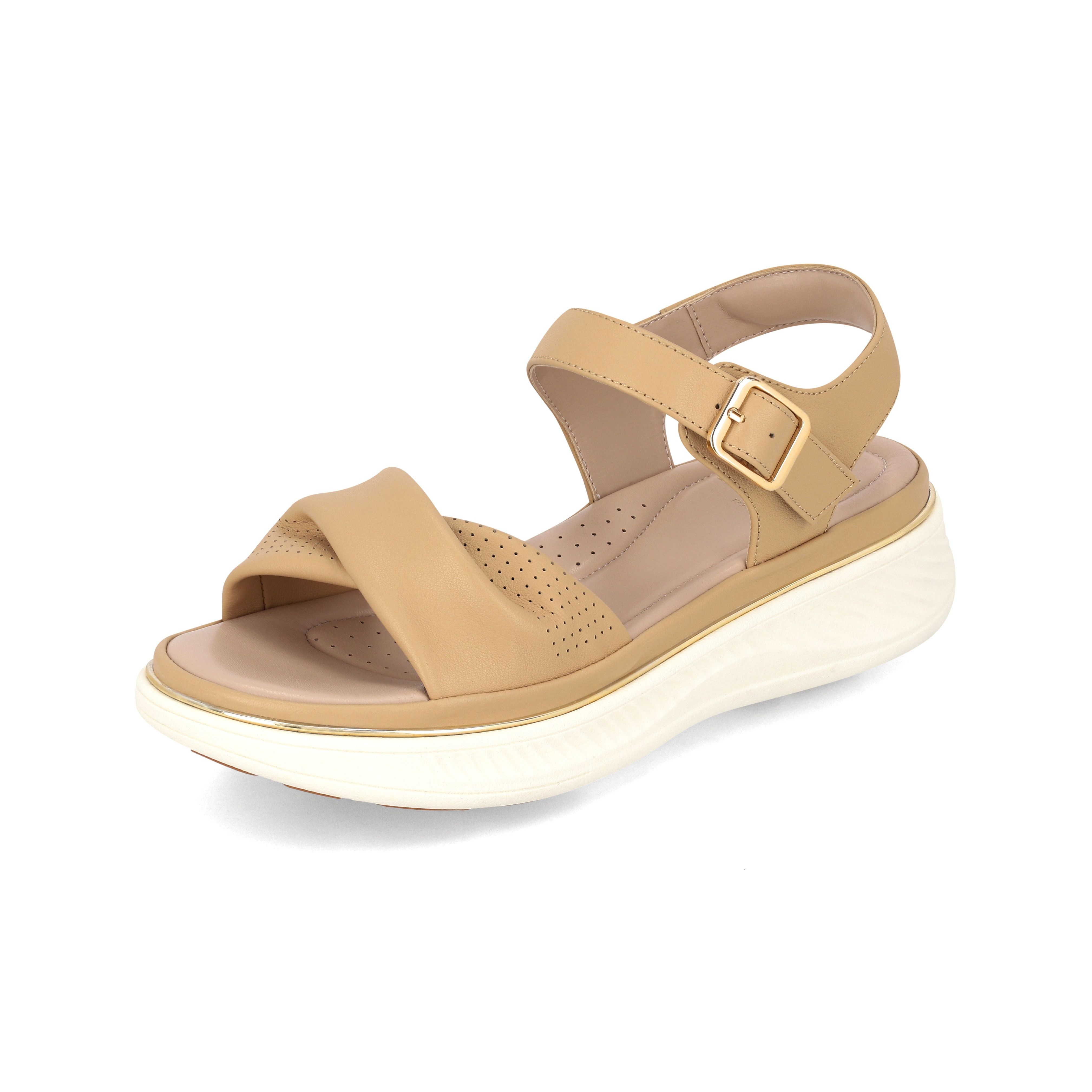 엘칸토 여성 소가죽 드레이프 캐주얼 샌들 3.5cm LCWHDW93GSU626 35 1Z_CJ 40453_LCWW93U62635_HDGS1Z