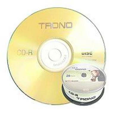 TRONO CD-R 700MB 52x 케익 (25장)