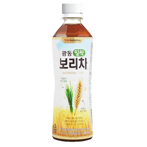 광동제약 밀싹 보리차 500ml (48개)