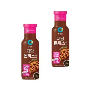 대상 청정원 저당 돈까스소스 240g (2개)