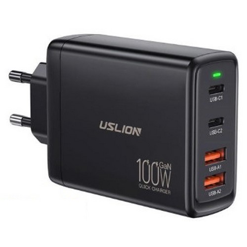 USLION PD PPS 100W 4포트 GaN 멀티 충전기 해외구매