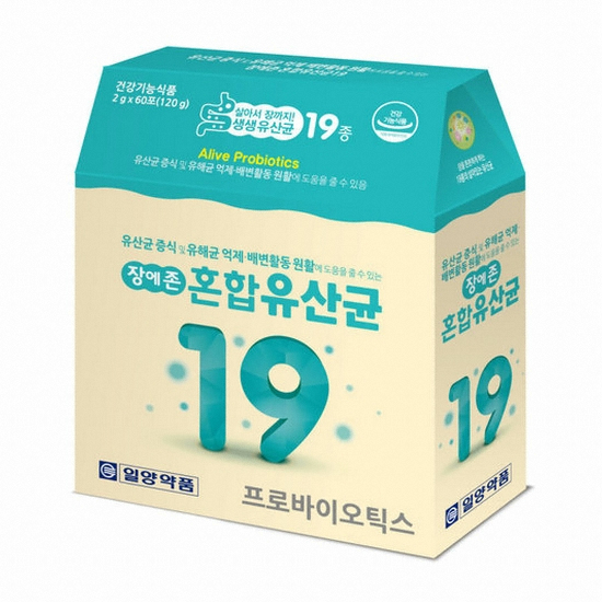 일양약품  장에존 혼합유산균 19 60포 (1개)