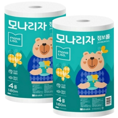 모나리자 점보롤 180m (8롤)_이미지