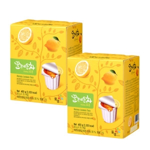 꽃샘식품 꽃샘 꽃샘 꿀레몬차 포션 15개입 x2개 액상차 캡슐