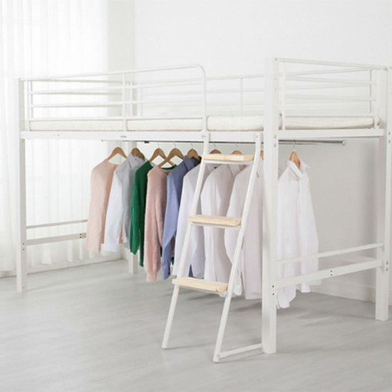 럭키 좌식 하부옷걸이봉 철제 벙커침대 S