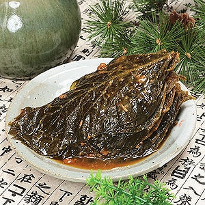 봄초여 전통 된장 콩잎장아찌 양념 100 국내산/맛있는 밑반찬 파는곳/콩잎지 절임 무침