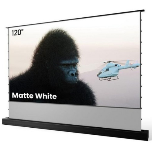 AWOL VISION 모터식 매트 화이트 플로어 스크린 해외구매 (120인치, MW-F220)