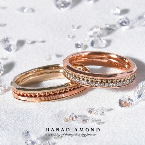 하나다이아몬드 하나다이아몬드 다이아 커플링 18k 예물 프로포즈 결혼반지 센디 HNMCR399