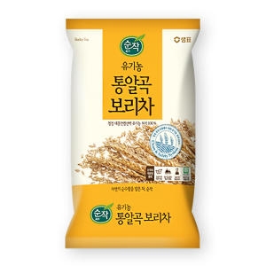 샘표식품 순작 유기농 통알곡 보리차 1kg (3개)