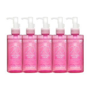 LG생활건강 온더바디 20초 매직 클렌징 오일 폼 200ml (5개)