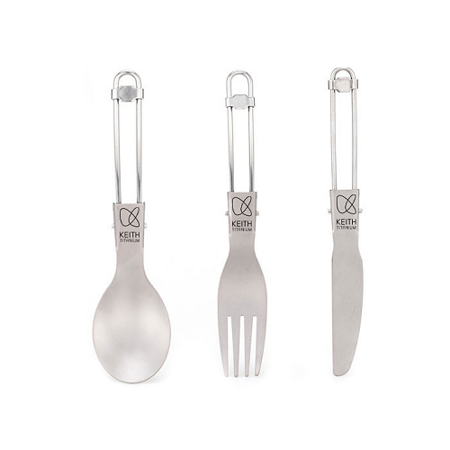 티타늄 폴딩 커틀러리 세트