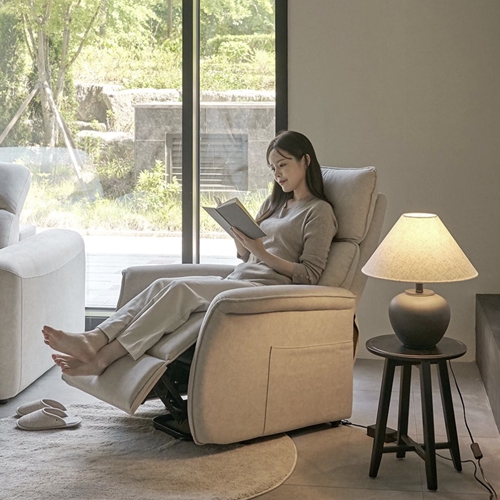 보니애가구 로빈 조야 이지 스탠드형 패브릭 리클라이너 1인용_이미지