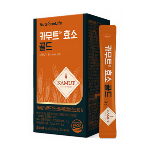뉴트리원 카무트 브랜드밀 효소 골드 3g 30포 (10개)