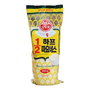 오뚜기 LIGHT&JOY 1/2 하프 마요네스 835g이미지입니다. 누르면 해당 게시물로 새창이동합니다.