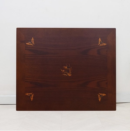 남원향림공예 커피 상감 캡다리 교자상 (90x75cm, 2개)_이미지