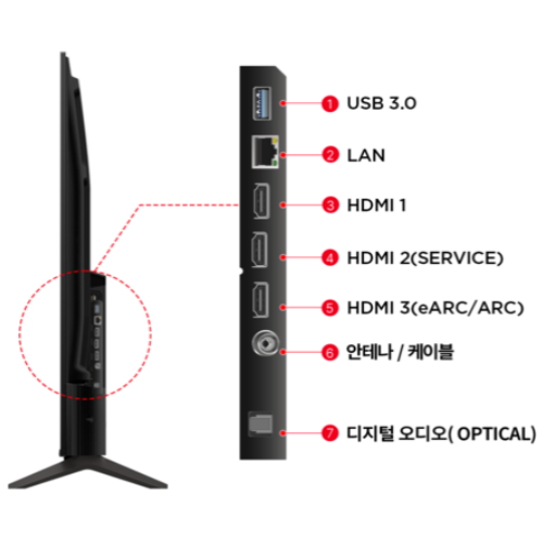 TCL 아이팔콘 55U65A (스탠드)_이미지