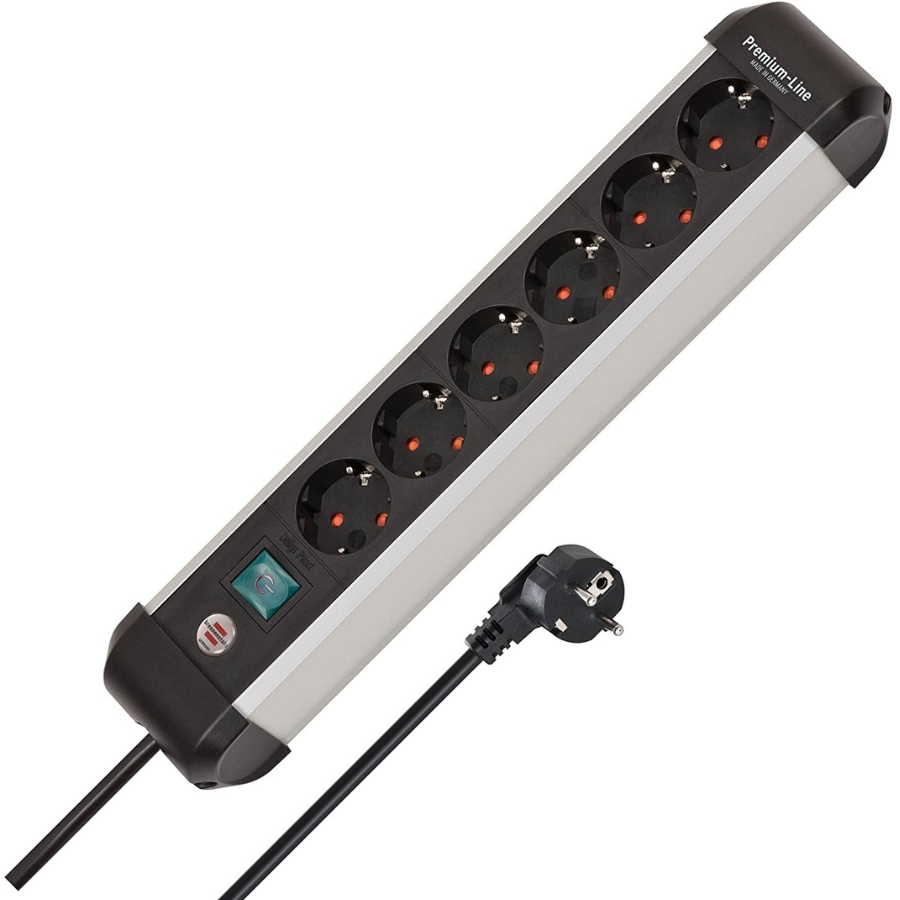 프리미엄 알루 라인 6구 멀티탭