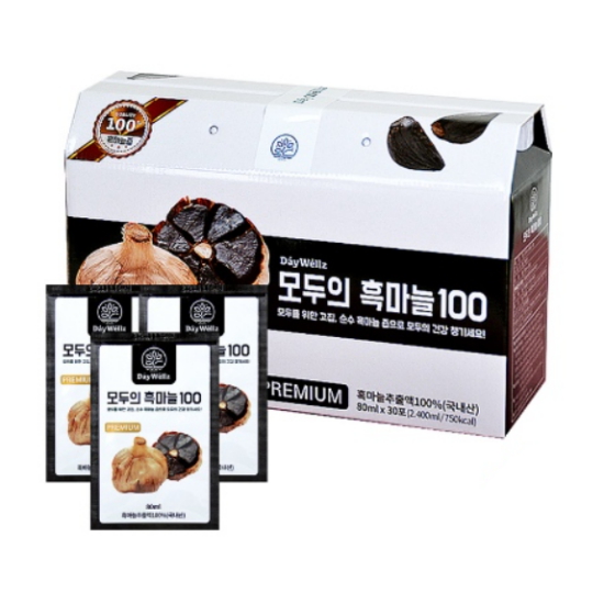 데이웰즈 모두의 흑마늘100 80ml 30포 (2개)