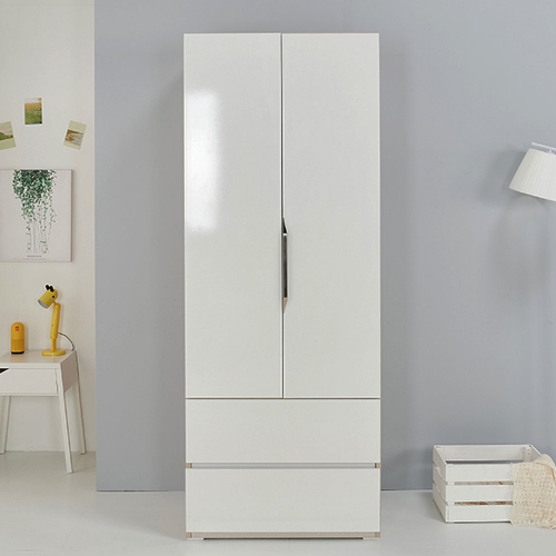 히트가구 높은 도어 2단 서랍형 옷장 800_이미지