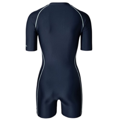 배럴 베이직 반팔 3부 반신 수영복 B6SWSWH003DNV_이미지