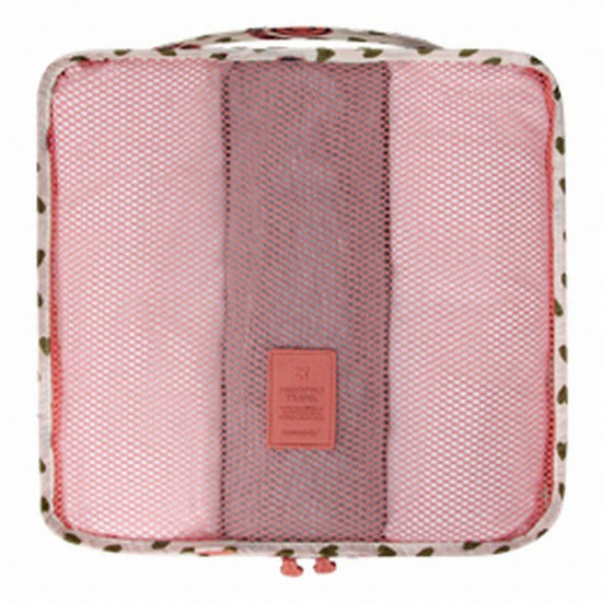 MERRYGRIN CLOTHES POUCH S (SMILEY PINK)