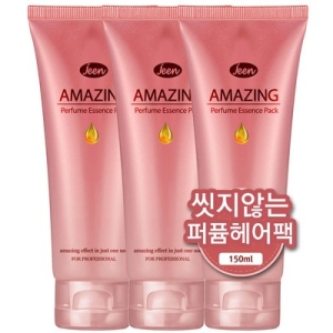 jeen 어메이징 퍼퓸 에센스 헤어팩 150ml (3개)