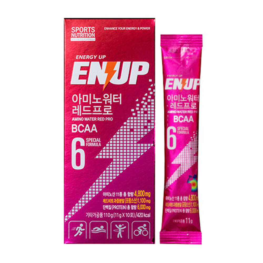 스포츠뉴트리션 엔업 아미노워터 레드프로 11g 10포 (1개)