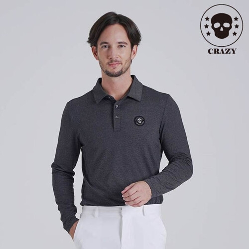  크레이지 어페럴 남성 골프 긴팔티셔츠 CZM-T2139